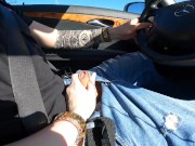 I made Him CUM While He Driving CUMSHOT And Nice Feeling !! 2/16