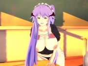 Huge tits girl after class humping table 3D 11/16