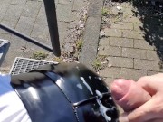 MEGA Public! Parkplatz Quicky mit XXL Sperma Happy End 15/16