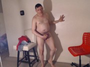 Lounging Around the House Sweatpants Off to Jerkoff by Maolo!!! 13/16