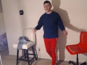 Lounging Around the House Sweatpants Off to Jerkoff by Maolo!!! 4/16