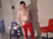 Lounging Around the House Sweatpants Off to Jerkoff by Maolo!!! 8/16