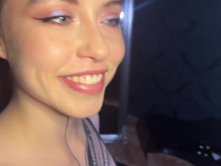 Hot Canadian Girl Eden Ivy gets fucked and surprise creampie while filming her friends