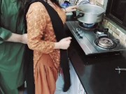 Desi Indian Wife Fucked In Kitchen In Both Holes With Clear Hindi Audio 4/16