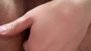 Lusty wet asshole fingering