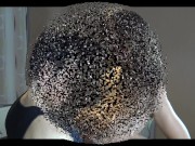 Giant mistress Timea tease Bobby with her big horny tits but if he look at her tits she slaps his face. 15/16