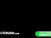 Pretty Face Ginger Teen Gets Ass Spanked And Pussy Drilled By Her Stepdad In Their Bathroom 1/16