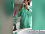 Shaved my WHOLE nude body in shower with wet hair, vagina & butthole & legs & armpits then drying & lotioning up - Lelu Love 13/16