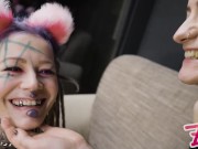 Play Dominatrix POWER EXCHANGE ALTERNATIVE Cat-girl - Lesbian, Huge Butt Plug Anal 15/16