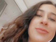 Naughty dildo fuck in public changeroom 1/16