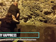 RIMJOB outside, public place slut milf eat my ass 16/16