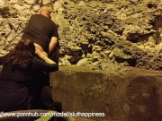 RIMJOB outside, public place slut milf eat my ass 3/16