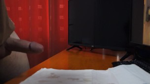 Solo gay cumshot
