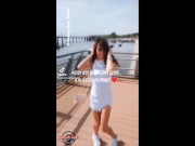 Publiczna adoracja ślicznych stóp polskiej dziewczyny 1/16