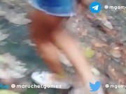 Stepsister fucked in outdoors on family vacations.