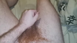 Ginger guy jerking off