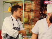 XXXSHADES - Big Tits Babes Francis Belle And Angel Rush Threesome With The Chef - LETSDOEIT 1/16