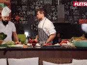 XXXSHADES - Big Tits Babes Francis Belle And Angel Rush Threesome With The Chef - LETSDOEIT 4/16