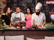 XXXSHADES - Big Tits Babes Francis Belle And Angel Rush Threesome With The Chef - LETSDOEIT 5/16