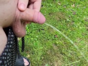 Peeing outside  12/16