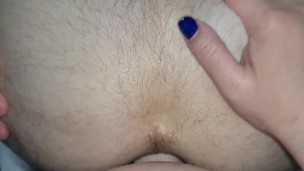 bbw with strapon doggystyle fucks guy pov
