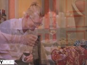 TUSHY Hot babe dped in threesome 3/16