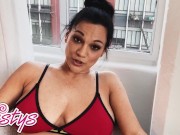 Twistys - Raven Haired Mona Azar Shows Off Her Stunning Curves In A Sexy Dance & Plays With Her Clit 16/16