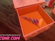 VR Conk Christmas Hentai POrn With Cute Busty Elf 2/16