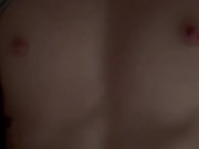 I wake her up to cum on her small tits 4/16