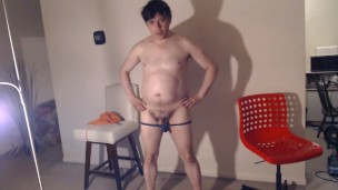 Ultra Fit Jock Mark Jerks His Bare Raw Cock!