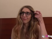 WHAT A PAIR OF BOOBS! Pandora and her first porn experience 6/16