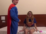 WHAT A PAIR OF BOOBS! Pandora and her first porn experience 9/16