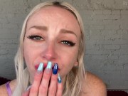 Face Fetish JOI Needy GF Wants Cum Tribute Over FaceTime 16/16