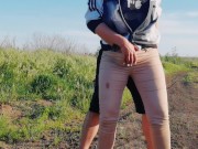 Milf Get's Public Outdoor Blowjob With Creampie And Squirts In Her Pants 13/16