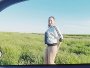 Milf Get's Public Outdoor Blowjob With Creampie And Squirts In Her Pants 3/16