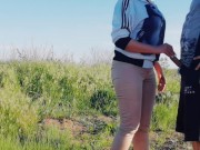 Milf Get's Public Outdoor Blowjob With Creampie And Squirts In Her Pants 5/16