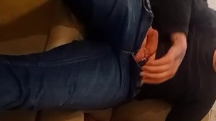 Step Sister sucks her step brothers cock 