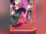 Pussy flashing, barefoot, in a sundress 12/16