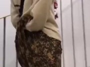 a girl in public place 6/16