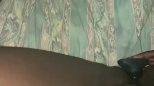 Fucking myself using my daddys nut he left deep in me 1