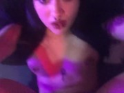 Goth teen gets choked and pounded 3/16