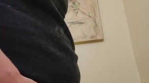 Licking My Cum Off My Hand