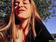 J’explore la nature avec vous en vidéo Et on BAISE en public dans UNE GROTTE! - ALLICE STORIE’s Ep.2 1/16