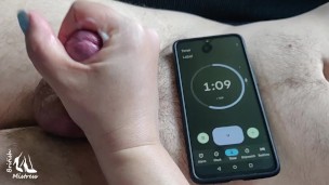 Can he cum in two minutes?