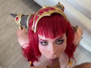 Hot Busty Alexstrasza from World of Warcraft Deepthroats and Hard Fucks Cock POV 16/16