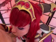 Hot Busty Alexstrasza from World of Warcraft Deepthroats and Hard Fucks Cock POV 3/16