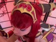 Hot Busty Alexstrasza from World of Warcraft Deepthroats and Hard Fucks Cock POV 4/16