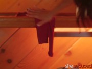 Babe Has First Lesbian Sex After Massage 10/16