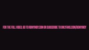 Romy Indy Playful Princess Masturbates And Cums For You