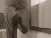 Pee Compilation Black & White 2/16